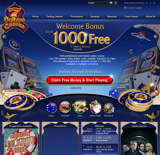 7Sultans Casino Home